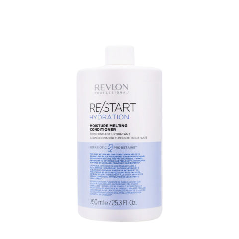 Revlon Restart Hydration Moisture Melting Conditioner 750ml - Feuchtigkeitsspendender Conditioner für trockenes Haar