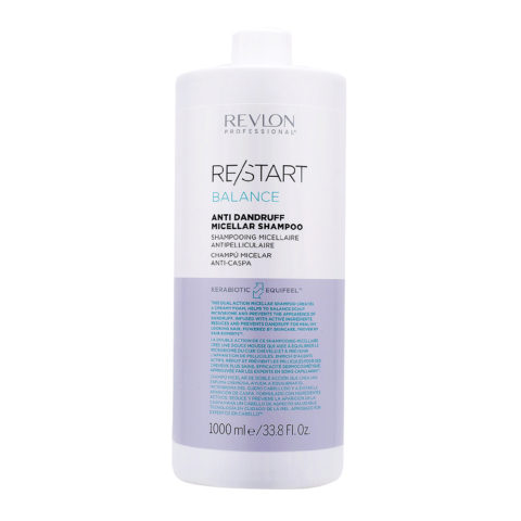 Revlon Restart Balance Anti Dandruff Micellar Shampoo 1000ml - Anti - Schuppen Shampoo
