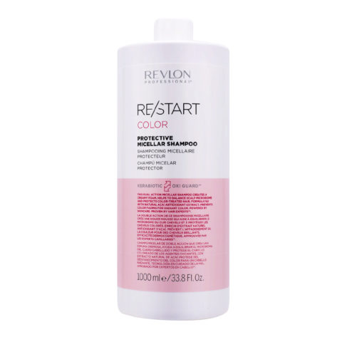 Revlon Restart Color Protective Shampoo 1000ml - Shampoo für gefärbtes Haar