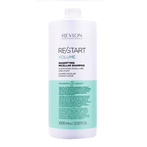 Revlon Restart Volume Micellar Shampoo 1000ml - Volumenshampoo für feines Haar