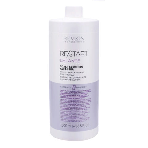 Revlon Restart Balance Scalp Soothing Shampoo 1000ml - Empfindliches Kopfhautshampoo