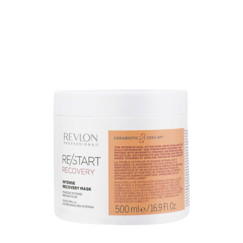 Revlon Restart Recovery Intense Mask 500ml - Restrukturierungsmaske für strapaziertes Haar