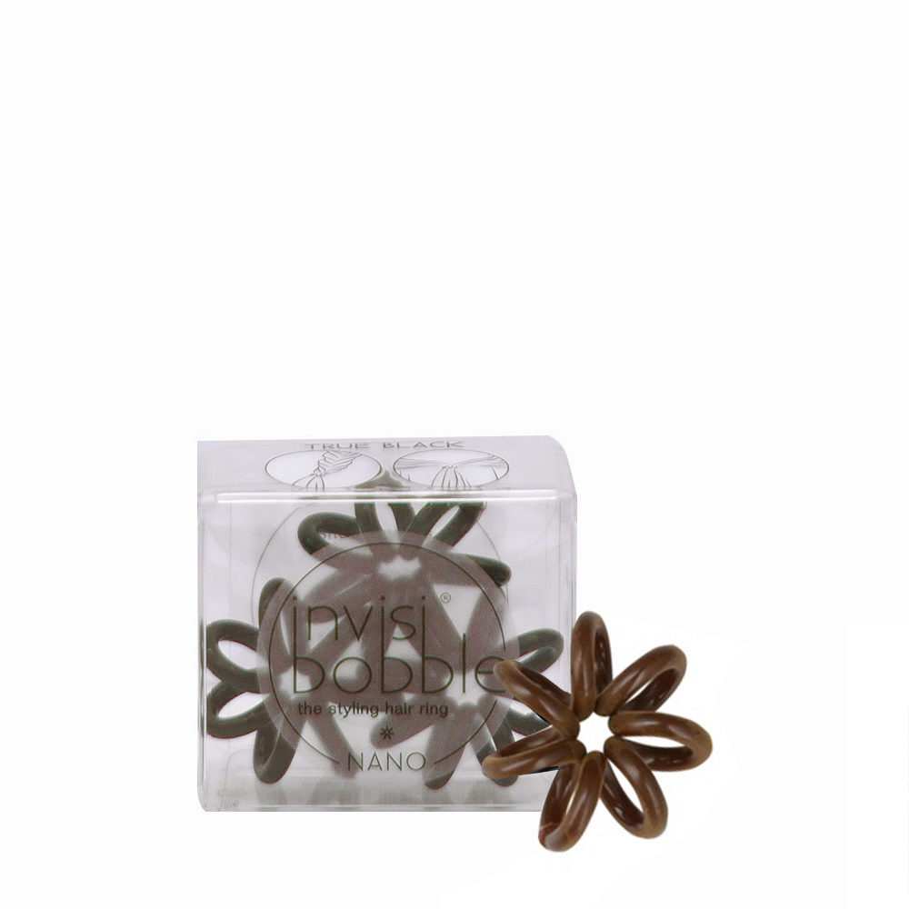 Invisibobble Nano Mini brauner Haargummi