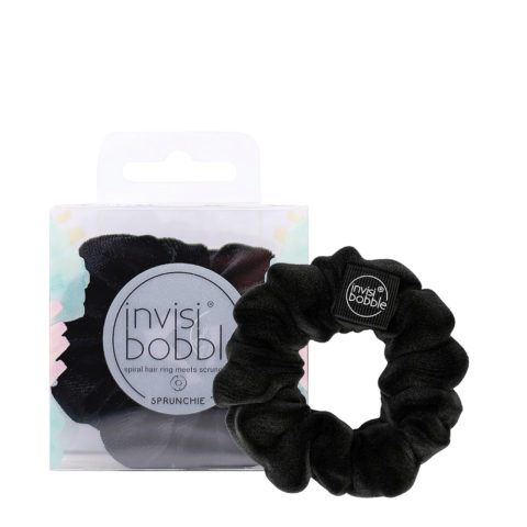 Invisibobble Sprunchie True Black - Haargummi aus schwarzem Samt