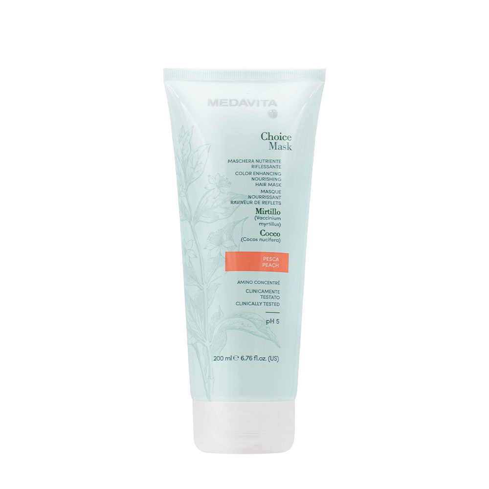 Medavita Lunghezze Choice Mask Peach 200ml  - nährende Reflexmaske Pfirsich