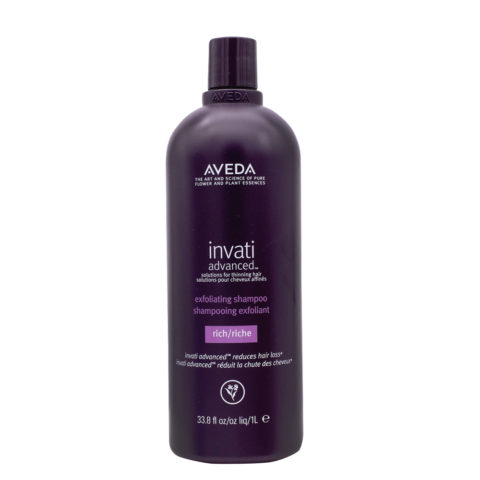 Aveda Invati Advanced Exfoliating Shampoo Rich 1000ml - reichhaltiges Peeling-Shampoo