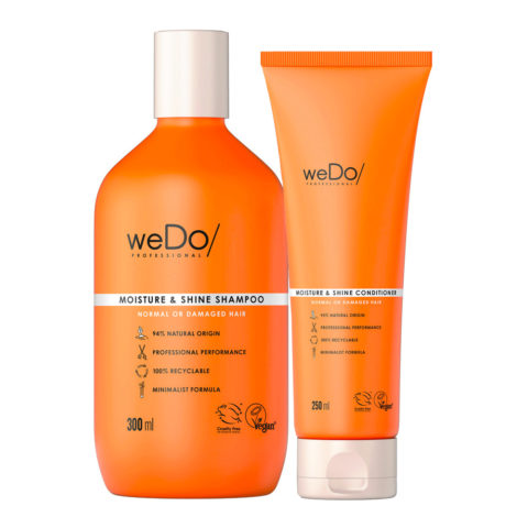 weDo Moisture & Shine Shampoo 300ml + Conditioner 250ml