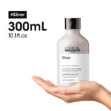 L'Oréal Professionnel Paris Serie Expert Silver Shampoo 300ml - Anti-Gelbstich Shampoo