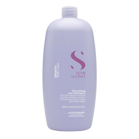 Alfaparf Milano Semi di Lino Smooth Smoothing Low Shampoo 1000ml  - sanftes Glättungsshampoo