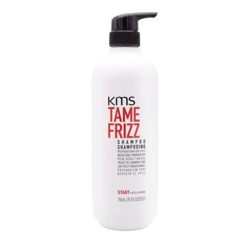 KMS Tame Frizz Shampoo 750ml - Anti-Frizz Shampoo für mitteldickes Haar
