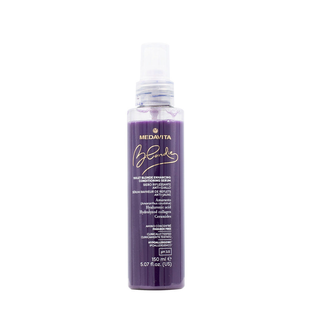 Medavita Blondie Violet Blonde Enhancing Conditioning Serum 150ml  - Antigelbstich Reflex Serum