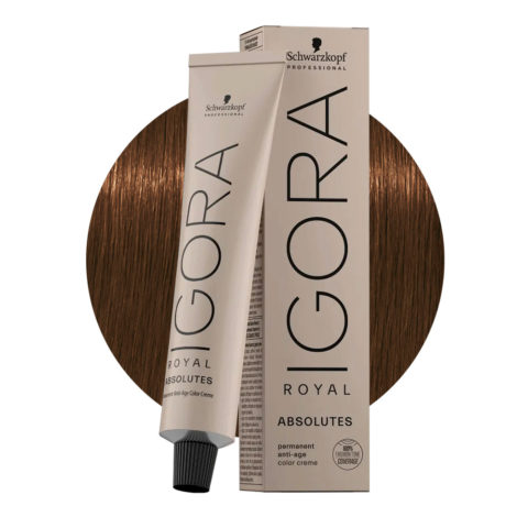 Schwarzkopf Igora Royal Absolutes 7-460 Beige-Naturschokolade Mittelblond  60ml - Permanente Färbung