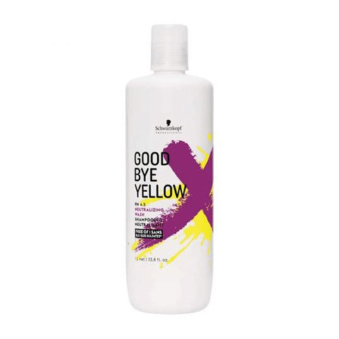 Schwarzkopf Goodbye Yellow 1000ml - neutralisierendes Shampoo