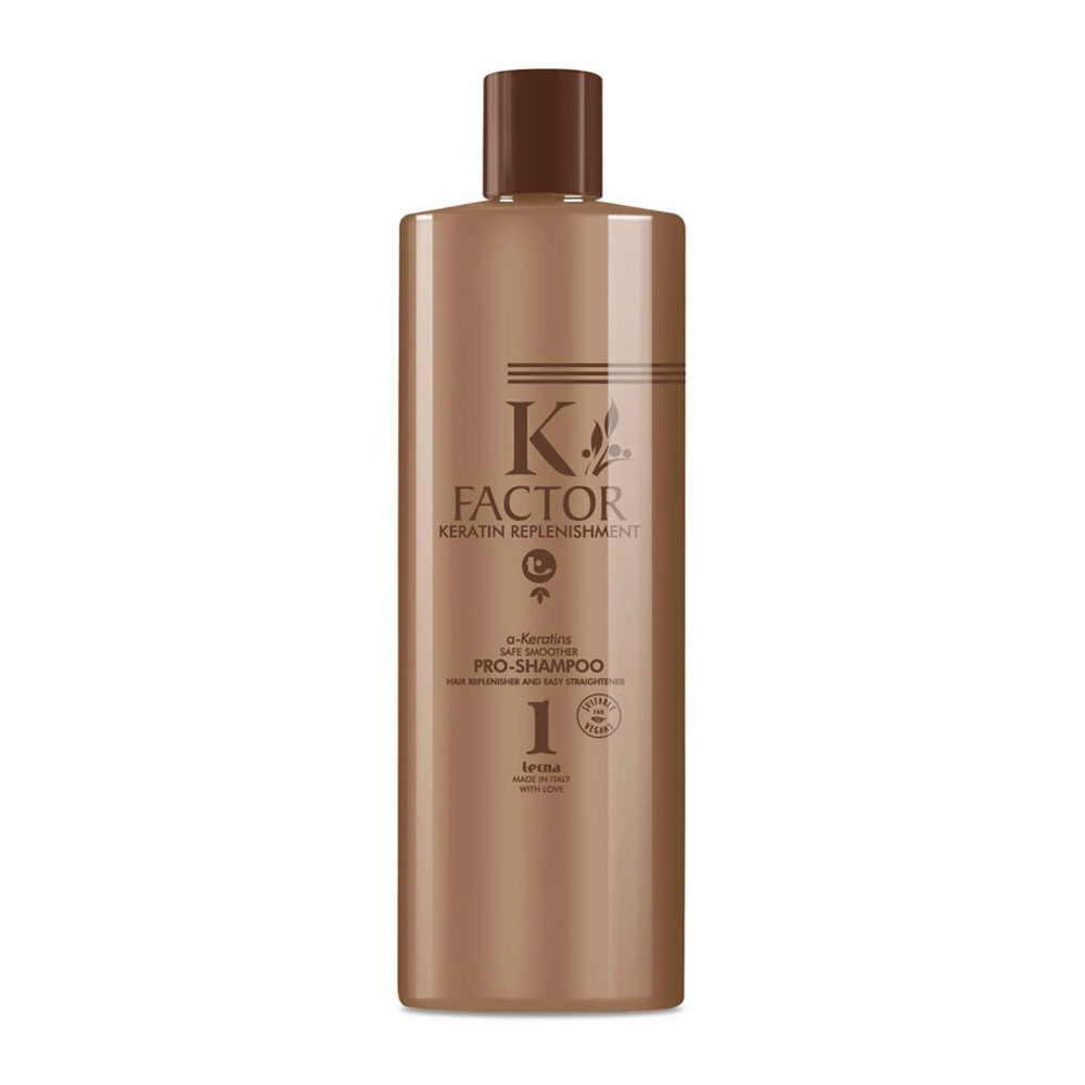 Tecna K Factor Safe Smoother Pro Shampoo 1 500ml - Shampoo mit Keratin