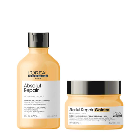 Paris Serie Expert Absolut Repair Shampoo 300ml Golden Mask 250ml