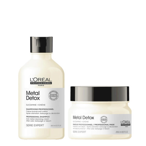 L'Oréal Professionnel Paris Serie Expert Metal Detox Shampoo 300ml Mask 250ml