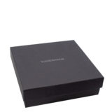 VIAHERMADA Haarreifen aus schwarzem Grosgrain mit Mehrfarbigen Kristallen und Glassteinen