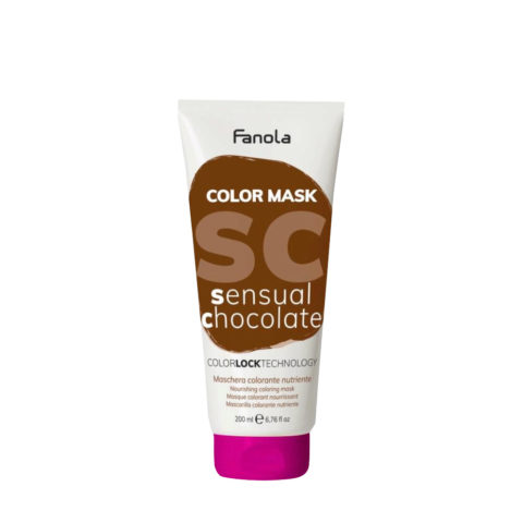 Fanola Color Mask Sensual Chocolate 200ml - semipermanente Schokoladenfarbe