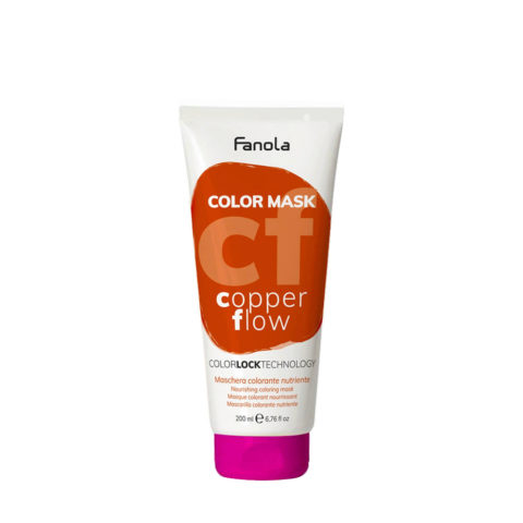 Fanola Farbmaske Copper Flow 200ml - semipermanente Farbe