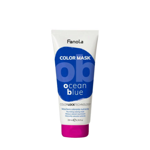 Fanola Color Mask Ocean Blue 200ml - semipermanente Farbe