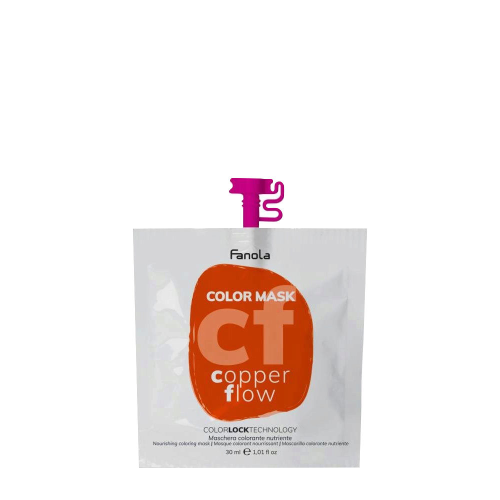 Fanola Farbmaske Copper Flow 30ml - semipermanente Farbe