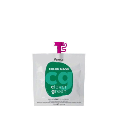 Fanola Color Mask Clover Green 30ml - semipermanente Farbe