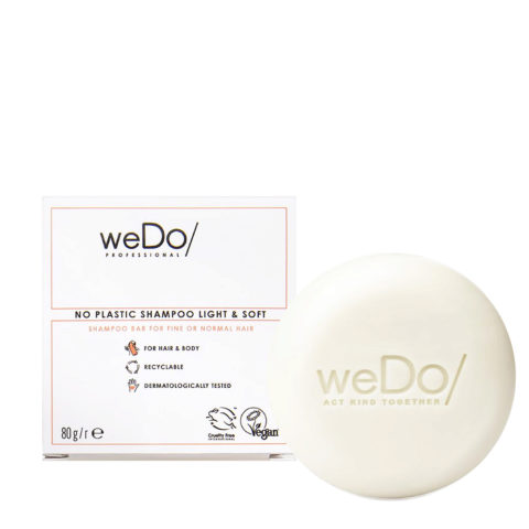 weDo No Plastic Shampoo 80gr - Festes Shampoo für feines Haar