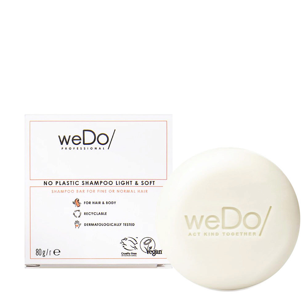 weDo No Plastic Shampoo 80gr - Festes Shampoo für feines Haar