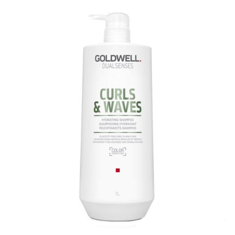 Dualsenses Curls & Waves Hydrating Shampoo 1000ml - feuchtigkeitsspendendes Shampoo für lockiges Haar