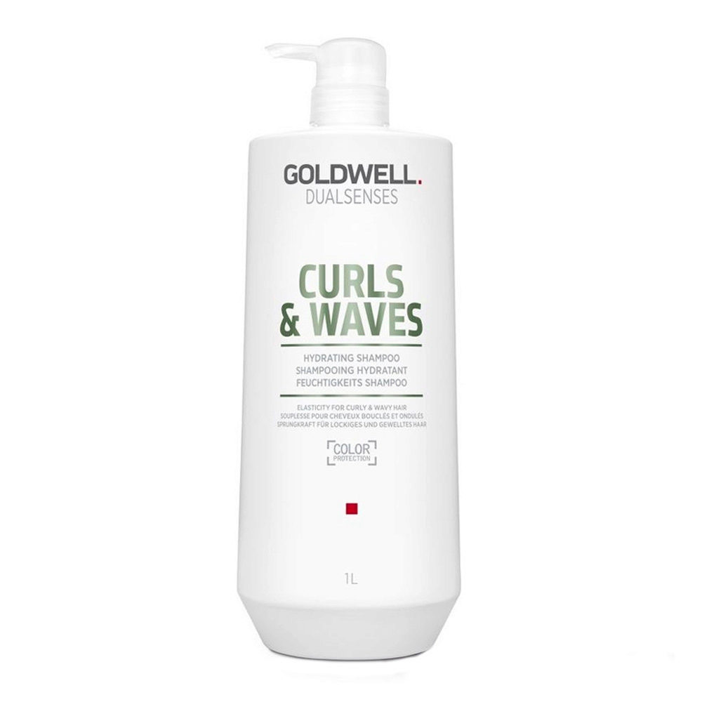 Goldwell Dualsenses Curls & Waves Hydrating Shampoo 1000ml - feuchtigkeitsspendendes Shampoo für lockiges Haar