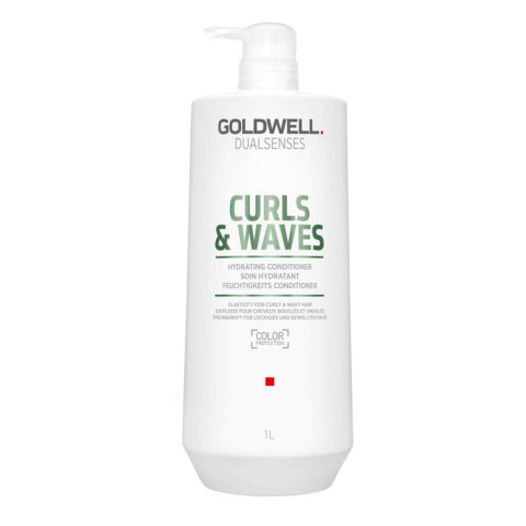 Dualsenses Curls & Waves Hydrating Conditioner 1000ml -feuchtigkeitsspendende Spülung für lockiges oder wellige