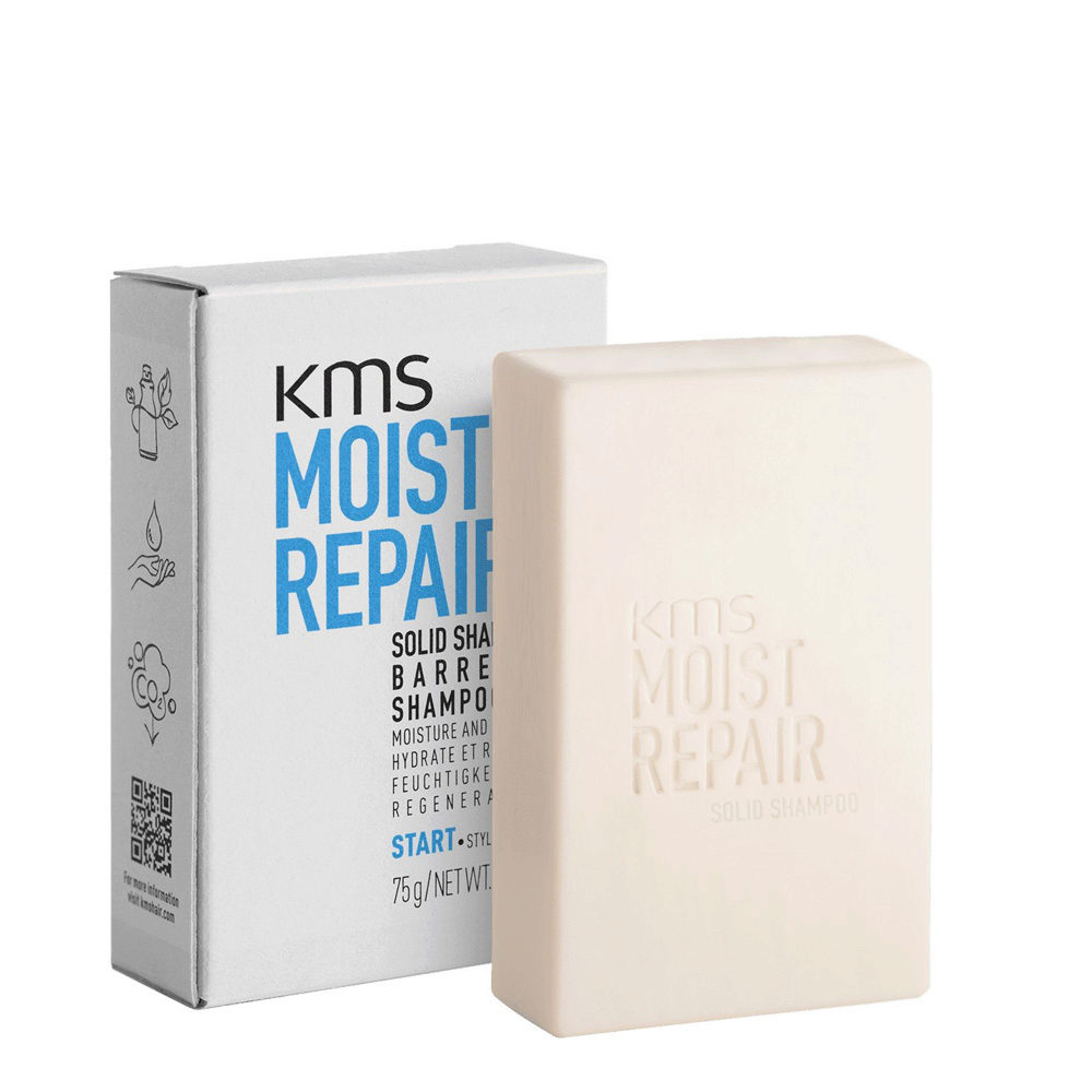 Kms Moist Repair Solid Shampoo 75 gr - festes Shampoo für geschädigtes Haar