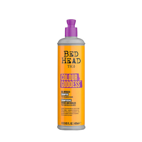 Tigi Bed Head Colour Goddess Oil Infused Shampoo 400ml - shampoo für coloriertes Haar
