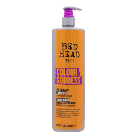 Bed Head Colour Goddess Oil Infused Shampoo 970ml - shampoo für coloriertes Haar