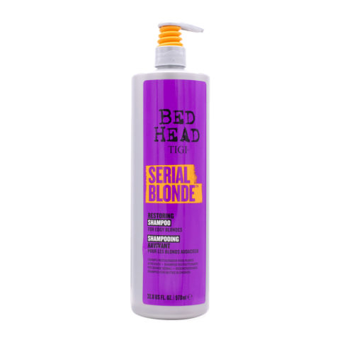 Bed Head Serial Blonde Shampoo 970ml - Shampoo für geschädigtes blondes Haar