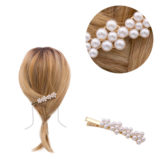 VIAHERMADA Haarspange mit Perlen 8cm