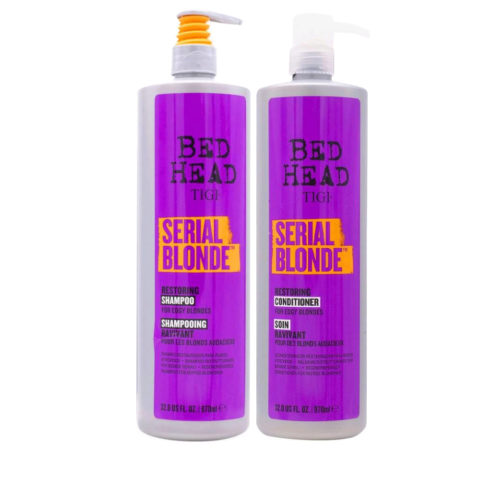 Bed Head Serial Blonde Shampoo 970ml Conditioner 970ml