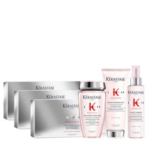 Kerastase Genesis Sanftes Hydratations-Und Schutzritual + Specifique Cure anti chute intensive 30x6ml