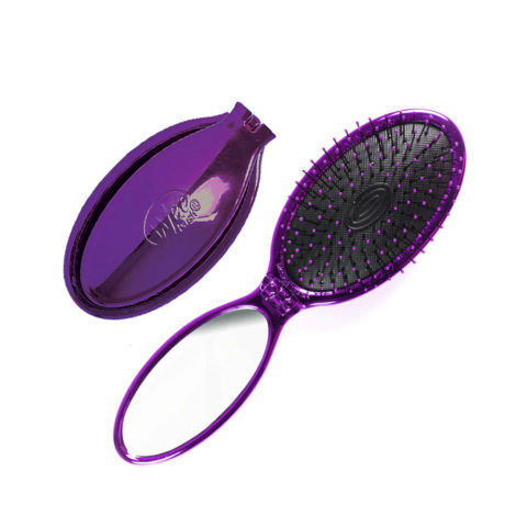 WetBrush Pro Pop and Go Speedy Dry Detangler Purple - wiederverschließbarer lila Bürste