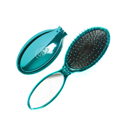 WetBrush Pro Detangler Pop and Go Speedy Dry Teal - wassergrüne wiederverschließbare Bürste