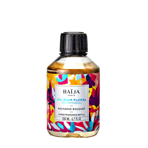 Baija Paris Delirium Floral Home Fragrance Refill 200ml – Nachfüller für Iris- und Patschuli-Lufterfrischer