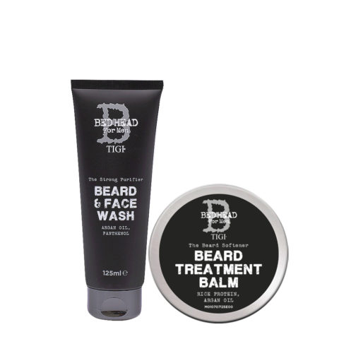 Tigi Bed Head for Man Purify Max Beard&Face Wash125ml Intense Softness Beard Treatment Balm125ml