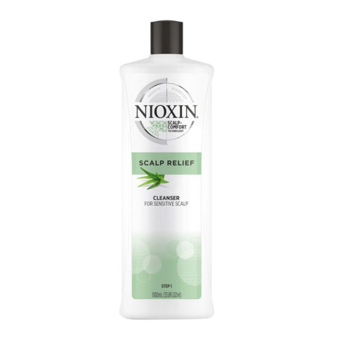 Nioxin Scalp Relief Shampoo 1000ml - Shampoo für trockene und juckende Kopfhaut