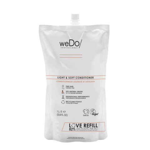 weDo Light & Soft Conditioner Refill 1000ml - Spülung für feines Haar