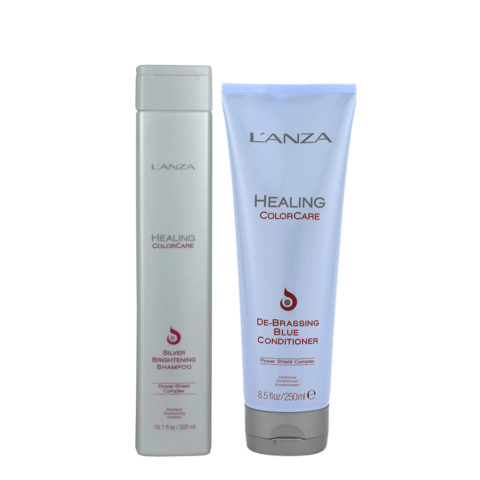 L' Anza Healing Colorcare Silver Brightening Shampoo 300ml Conditioner 250ml