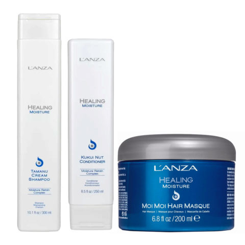 Healing Moisture Shampoo 300ml Conditioner 250ml Masque 200ml