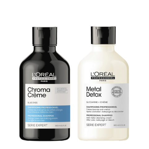 Chroma Creme Ash Shampoo 300ml Metal Detox Shampoo 300ml