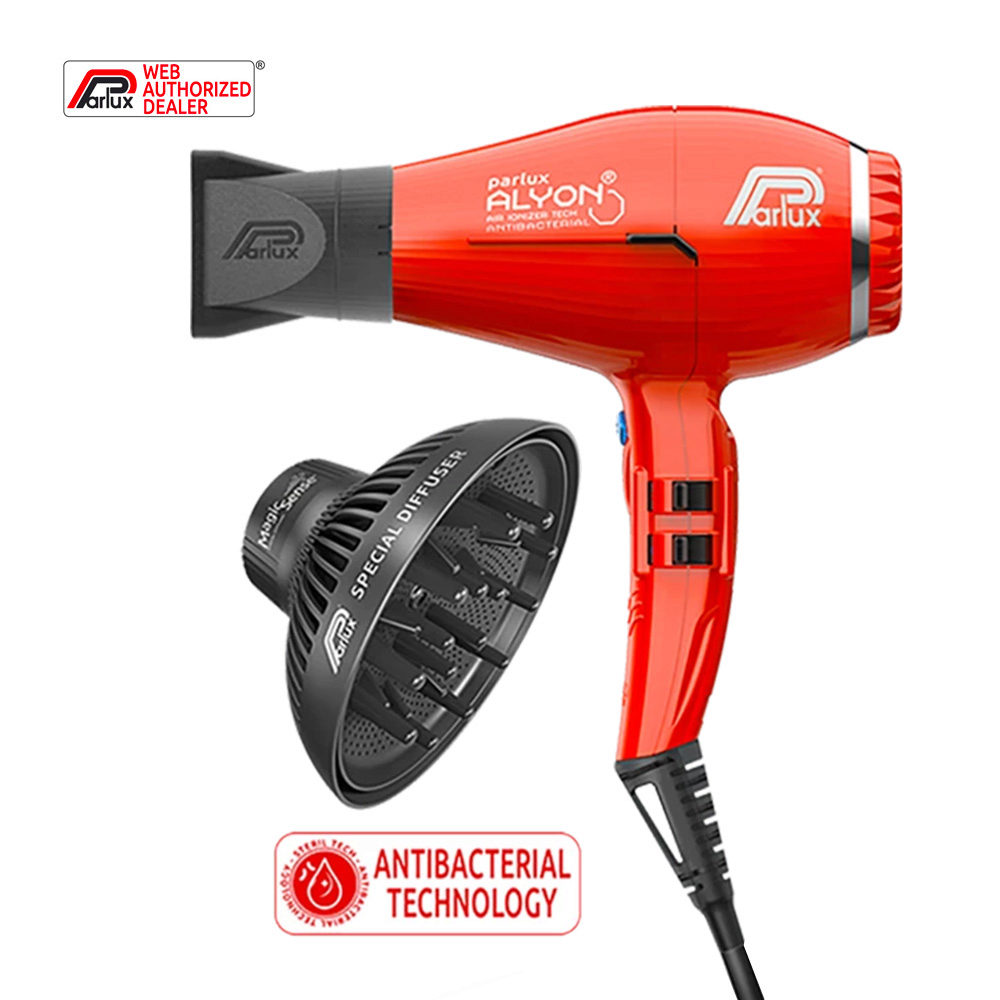 Parlux Alyon Air Ionizer Tech Eco Friendly Rot - Haartrockner mit Magic  Sense Diffusor | Hair Gallery