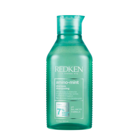 Redken Amino Mint Shampoo 300ml - Shampoo für eine gereinigte, erfrischte und mit Feuchtigkeit versorgte Kopfhaut