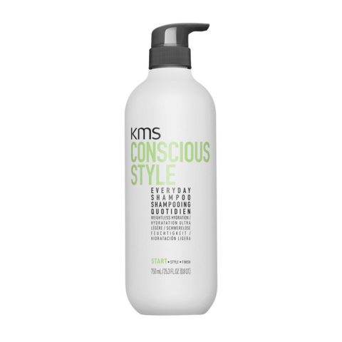 KMS Conscious Style Everyday Shampoo 750ml - Shampoo für normales oder feines Haar
